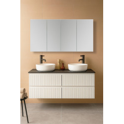 Ensemble de salle de bain Manhattan Plus blanc brillant 120 cm THYS
