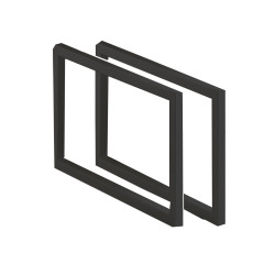 Porte-serviette anneau noir mat GROHE