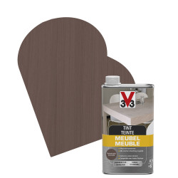 Teinte Meuble Deco gris fumé mat 0,5 L V33