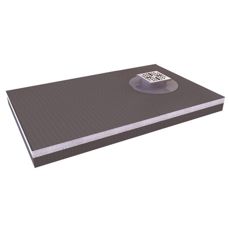 Siphon Sol Douche Caniveau De Douche VANCOCO 80 Cm - Extra Plat Carrelable | Acier Inox 2 En 1 Avec Filtre Attrape Cheveux Douche