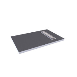 Receveur de douche à carreler Showerplate 120x80 | AURLANE