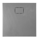 Receveur de douche Rockstone gris carré 90 x 90 cm ALLIBERT