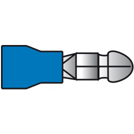 Cosse de câble bleue 4,96 x 20,7 mm 10 pièces CARPOINT