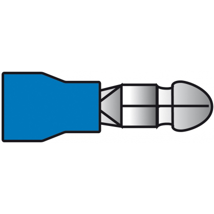 Cosse de câble bleue 4,96 x 20,7 mm 10 pièces CARPOINT