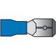 Cosse de câble bleue 6,3 x 0,8 x 21,3 mm 10 pièces CARPOINT