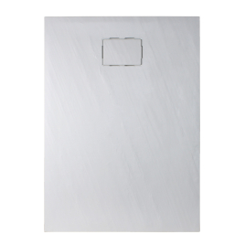 Receveur de douche Rockstone blanc rectangle 120 x 90 cm ALLIBERT