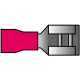 Cosse de câble rouge 6,3 x 0,8 x 21 mm 10 pièces CARPOINT