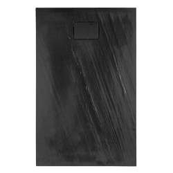 Receveur de douche Rockstone anthracite rectangle 140 x 90 cm ALLIBERT