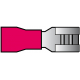 Cosse de câble rouge 4,8 x 0,8 x 18,7 mm 10 pièces CARPOINT