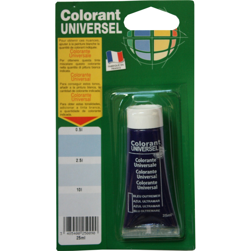 Colorant universel pour peinture Bleu Outremer 0,025 L RICHARD