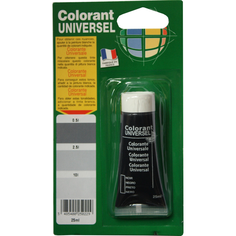 Colorant universel pour peinture Noir 0,025 L RICHARD