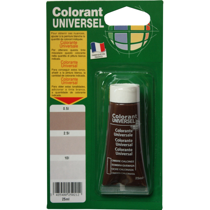 Colorant universel pour peinture Ombre Calcinée 0,025 L RICHARD