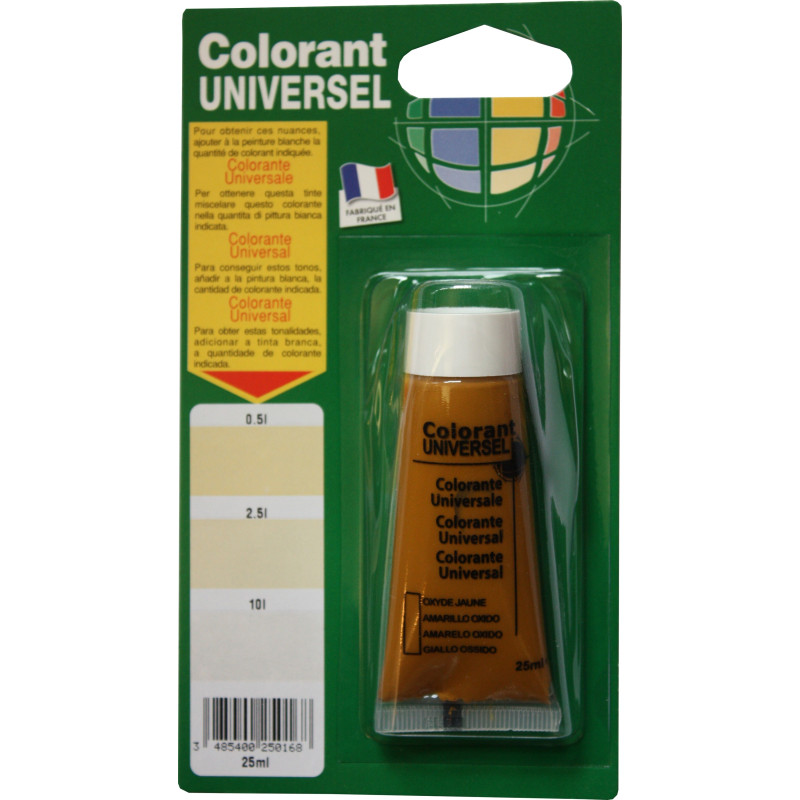 Colorant universel pour peinture Oxyde Jaune 0,025 L RICHARD