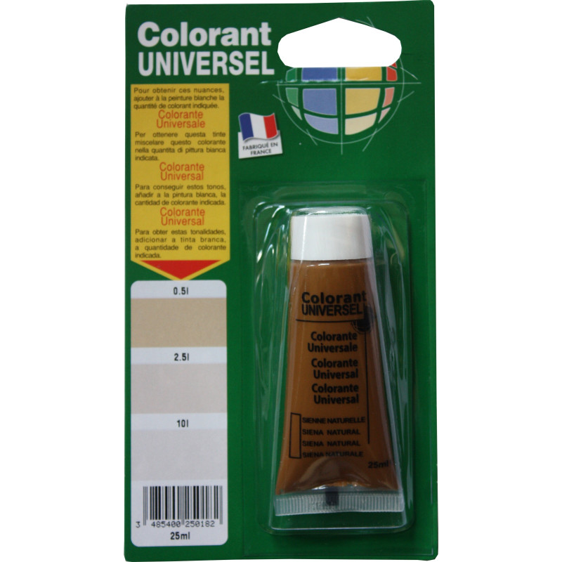 Colorant universel pour peinture Sienne Naturelle 0,025 L RICHARD