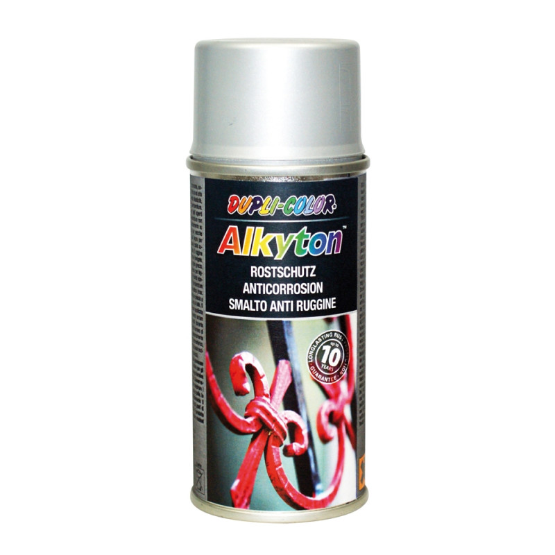 Laque aérosol Alkyton pour métal Argent brillante 0,15 L DUPLI-COLOR