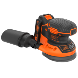 Ponceuse excentrique sur batterie BDCROS18-QW 1,5 Ah 18 V BLACK+DECKER