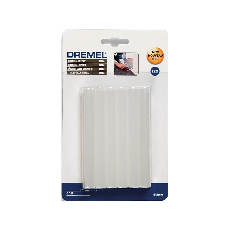 Bâton de colle universelle Ø 11 mm 12 pièces DREMEL