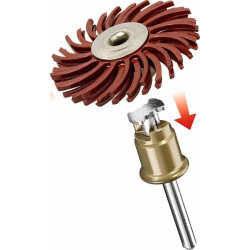 Brosse abrasive Dremel 220 – Nettoyage fin Ø 25 mm | DREMEL Brosse abrasive Dremel 220 – Nettoyage fin Ø 25 mm | DREMEL