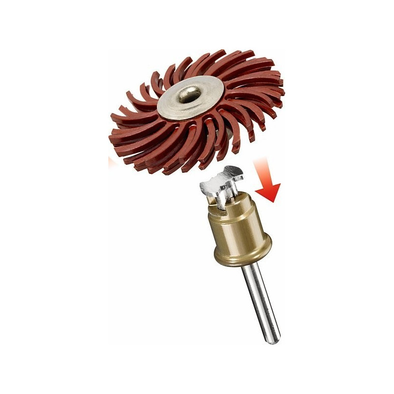 Brosse abrasive Dremel 220 – Nettoyage fin Ø 25 mm | DREMEL Brosse abrasive Dremel 220 – Nettoyage fin Ø 25 mm | DREMEL