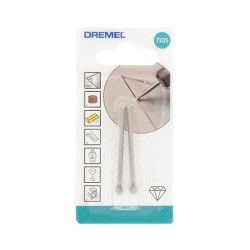 Pointe diamant DREMEL Ø 4,4 mm – 2 pièces | DREMEL
 Pointe diamant DREMEL Ø 4,4 mm – 2 pièces | DREMEL