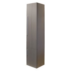 Colonne de salle de bain droite Style Chêne gris 40 x 170 x 35 cm