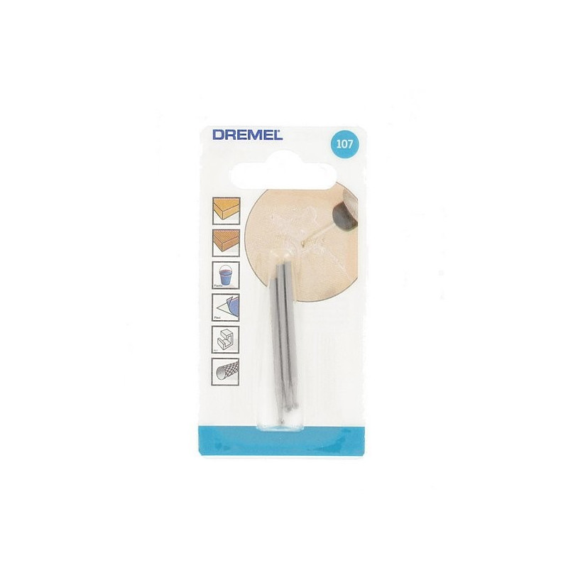 Fraise à graver Dremel Ø 2,4 mm – Lot de 3 pièces | DREMEL Fraise à graver Dremel Ø 2,4 mm – Lot de 3 pièces | DREMEL