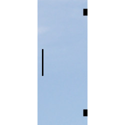 Porte en verre Thytan Everyway Noir transparent 88 x 201 cm | THYS