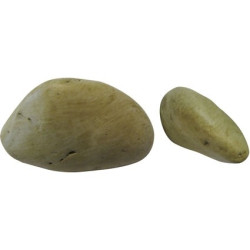 Bouton galet résine beige 40x55mm – Ligne élégante | LINEA BERTOMANI