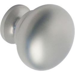 Bouton Laiton Nickelé Arrondi 33x30mm – Chic & Durable | LINEA BERTOMANI