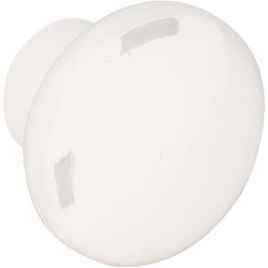 Bouton en plastique Ø 35 mm blanc LINEA BERTOMANI
