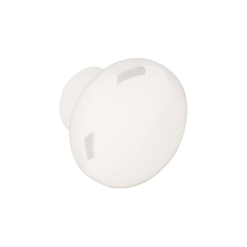 Bouton en plastique Ø 35 mm blanc LINEA BERTOMANI