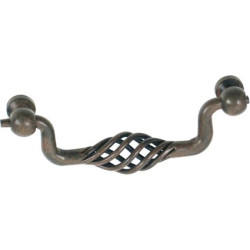 Poignée torsadée rouille 96 mm LINEA – Style unique | LINEA BERTOMANI