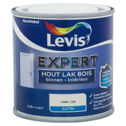 Laque Expert Bois Intérieur Lait Satiné 0,25L LEVIS – Finition Parfaite | LEVIS