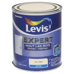 Laque Bois Intérieur Liège Satinée 0,75L – Finition Pro | LEVIS

