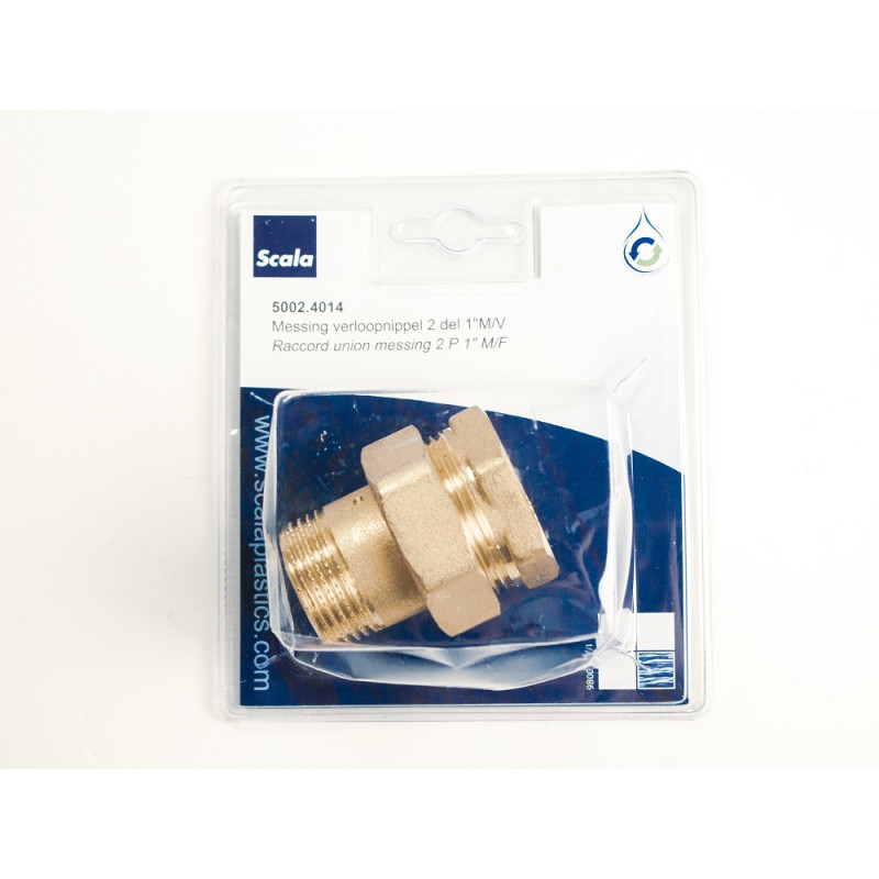 Raccord Laiton 1 M/F 2 Pièces SCALA – Fiabilité | SCALA
 Raccord Laiton 1 M/F 2 Pièces SCALA – Fiabilité | SCALA