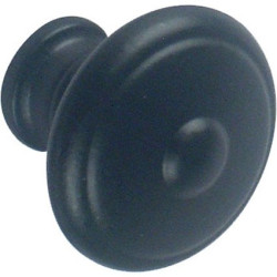 Bouton fer noir cemente 30 x 25 mm