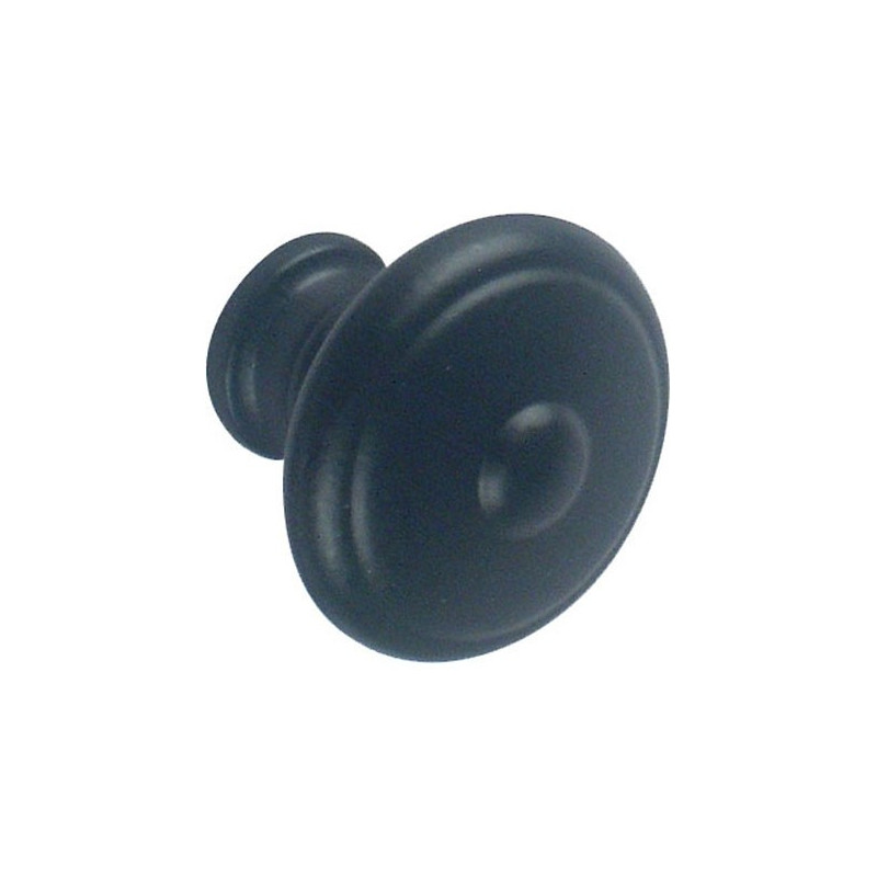 Bouton fer noir cemente 30 x 25 mm