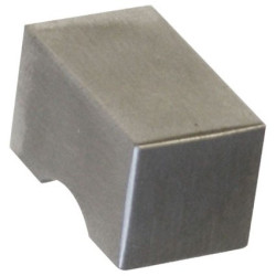 Bouton Carré Inox 12x12mm LINEA BERTOMANI – Élégance | LINEA BERTOMANI