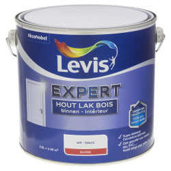 Laque Bois Intérieur Blanche Brillante 2,5L LEVIS – Finition Parfaite | LEVIS