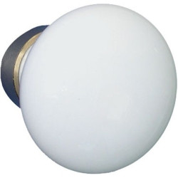 Bouton Porcelaine Blanc Ø 35mm LINEA – Élégance Intemporelle | LINEA BERTOMANI