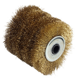 Brosse Acier Laitonné Ø 8x10cm – Nettoyage Efficace | PEUGEOT