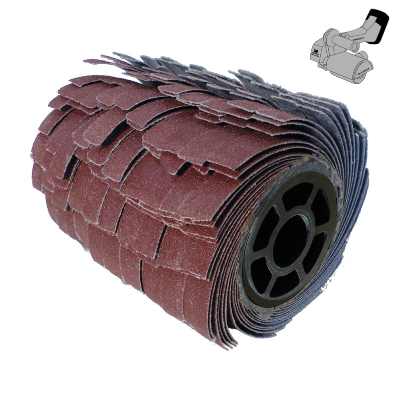 Brosse Lanières Abrasives Grain 80 – Décapage Facile | PEUGEOT