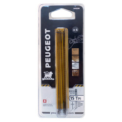 Lames Chantourner Peugeot 127mm 15TPI – Sciage Précis | PEUGEOT