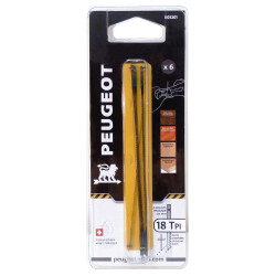 Lames chantourner Peugeot 127mm 18 TPI – Coupe Précise | PEUGEOT