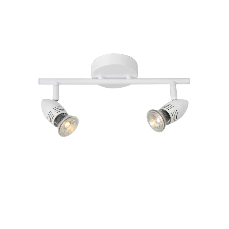 Spot LED Caro blanc GU10 2 x 5 W LUCIDE