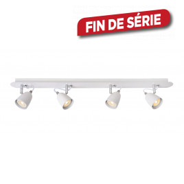 Spot LED Ride blanc dimmable GU10 4 x 5 W LUCIDE