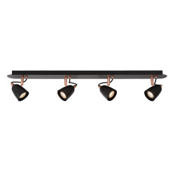 Spot LED Ride Cuivré Dimmable – Éclairage Ambiant | LUCIDE

