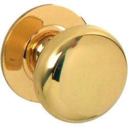 Bouton rond en laiton poli Ø 20 mm LINEA BERTOMANI