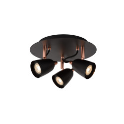 Spot LED Ride Cuivré Dimmable – Éclairage Ambiant | LUCIDE

