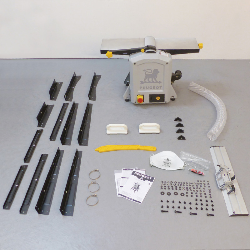 Raboteuse dégauchisseuse EnergyPlane-204ASP avec aspiration intégrée 1500 W PEUGEOT